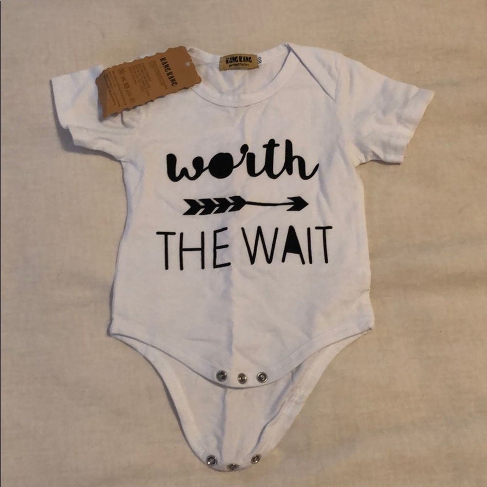 “Worth The Wait” onesie